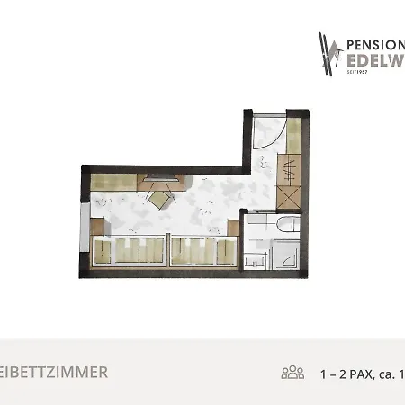Pension garni Edelweiss 3*
