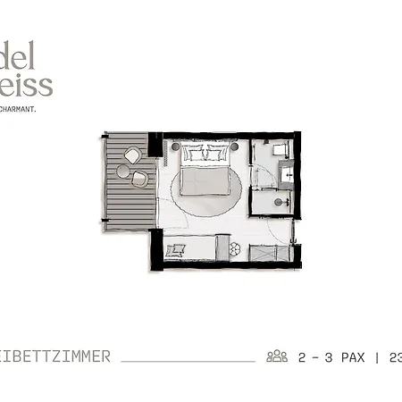 Edelweiss Echt-charmant 住宿加早餐酒店 3*